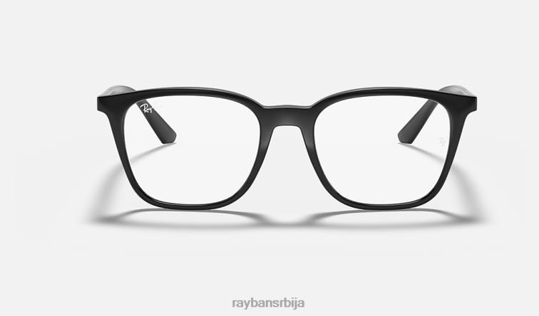 Ray-Ban рб7177 оптицс P0HP2393 наочаре углачана црна мушкарци