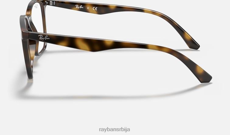 Ray-Ban рб7177 оптицс P0HP2394 наочаре углађена хавана мушкарци