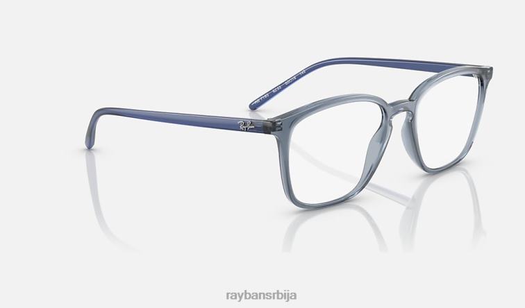 Ray-Ban рб7185 оптицс P0HP2143 наочаре углачана провидна тамноплава мушкарци