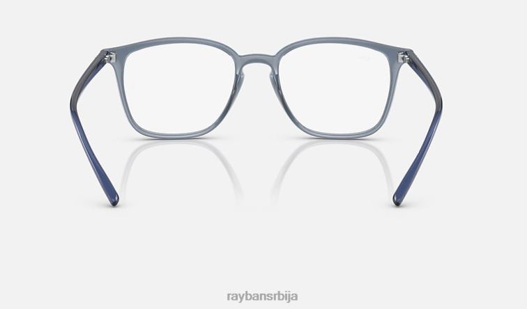 Ray-Ban рб7185 оптицс P0HP2143 наочаре углачана провидна тамноплава мушкарци