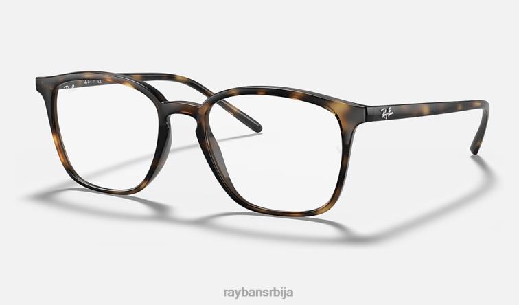 Ray-Ban рб7185 P0HP2413 наочаре углађена хавана мушкарци