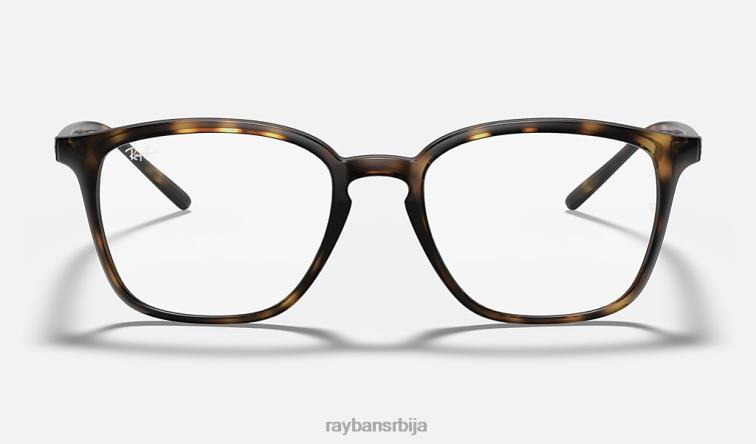Ray-Ban рб7185 P0HP2413 наочаре углађена хавана мушкарци