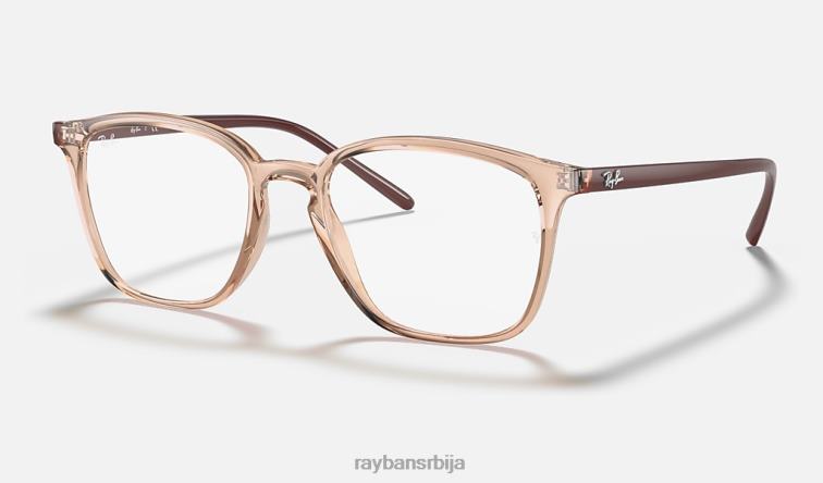 Ray-Ban рб7185 P0HP2414 наочаре углачан светлосмеђи мушкарци