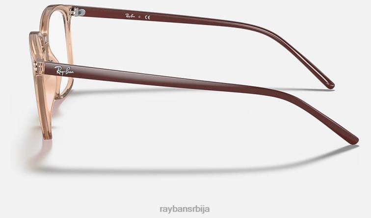 Ray-Ban рб7185 P0HP2414 наочаре углачан светлосмеђи мушкарци