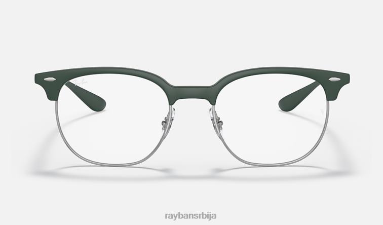 Ray-Ban рб7186 оптицс P0HP1988 наочаре мат зелена мушкарци