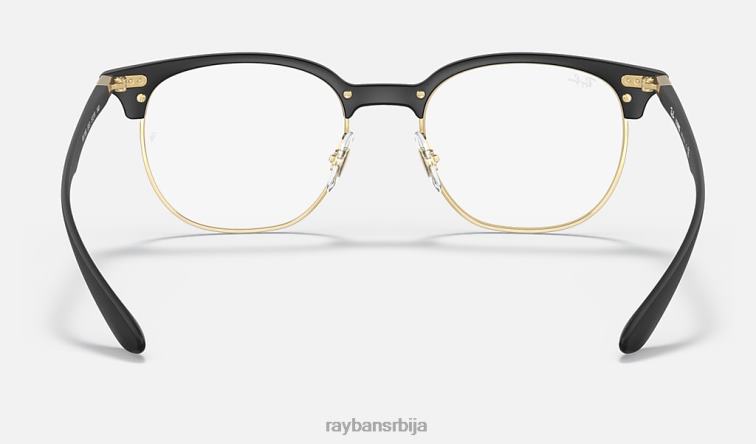 Ray-Ban рб7186 оптицс P0HP1989 наочаре мат црна мушкарци