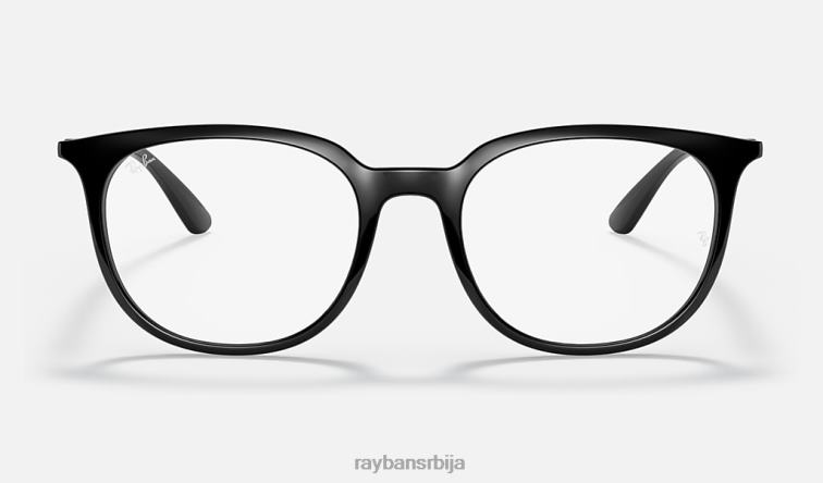 Ray-Ban рб7190 оптицс P0HP2447 наочаре углачана црна мушкарци