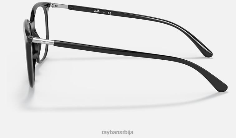 Ray-Ban рб7190 оптицс P0HP2447 наочаре углачана црна мушкарци