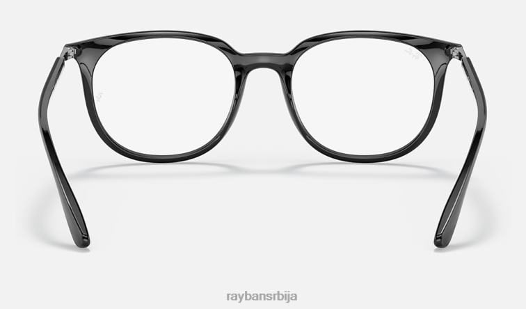 Ray-Ban рб7190 оптицс P0HP2447 наочаре углачана црна мушкарци