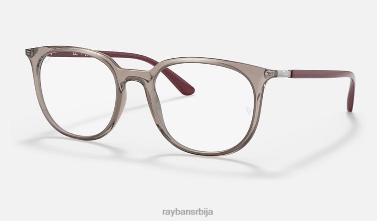 Ray-Ban рб7190 оптицс P0HP2450 наочаре углачана провидно сива мушкарци