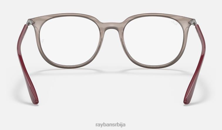 Ray-Ban рб7190 оптицс P0HP2450 наочаре углачана провидно сива мушкарци