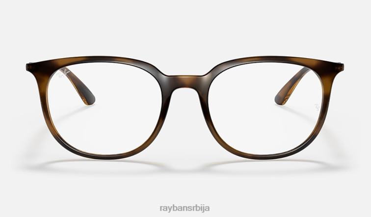 Ray-Ban рб7190 оптицс P0HP2451 наочаре углађена хавана мушкарци