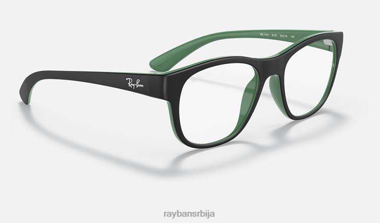 Ray-Ban рб7191 оптицс P0HP2040 наочаре мат црна мушкарци