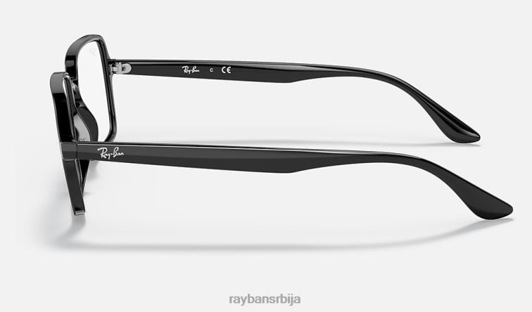 Ray-Ban рб7198 оптицс P0HP1885 наочаре углачана црна мушкарци