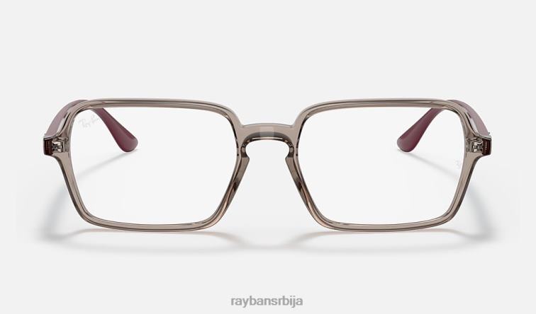 Ray-Ban рб7198 оптицс P0HP1887 наочаре углачана провидно сива мушкарци