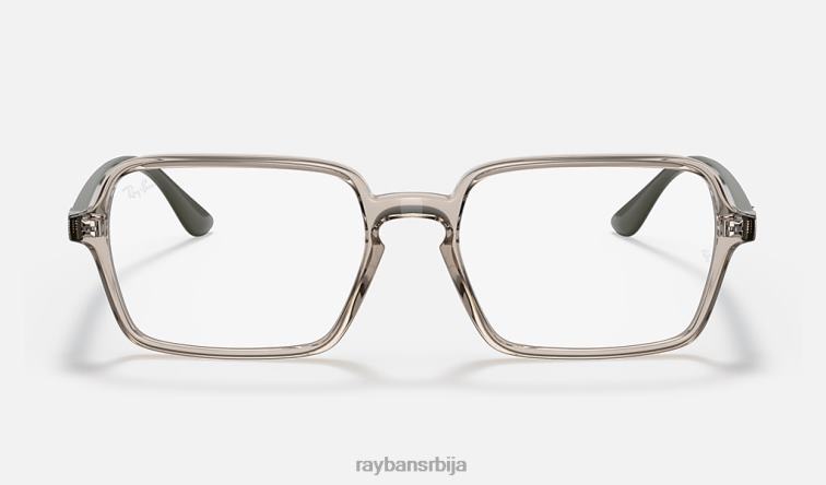 Ray-Ban рб7198 оптицс P0HP1888 наочаре углачана провидна беж мушкарци