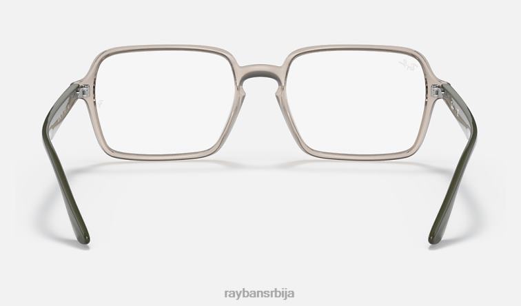 Ray-Ban рб7198 оптицс P0HP1888 наочаре углачана провидна беж мушкарци