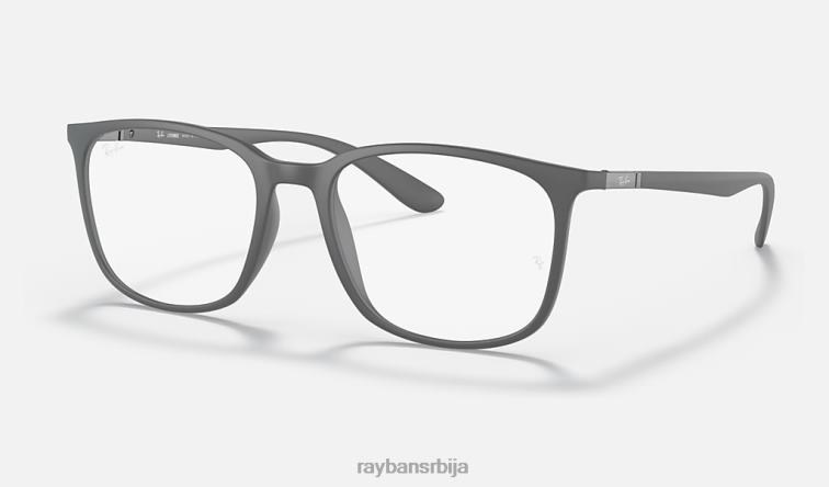 Ray-Ban рб7199 оптицс P0HP1973 наочаре мат сива мушкарци