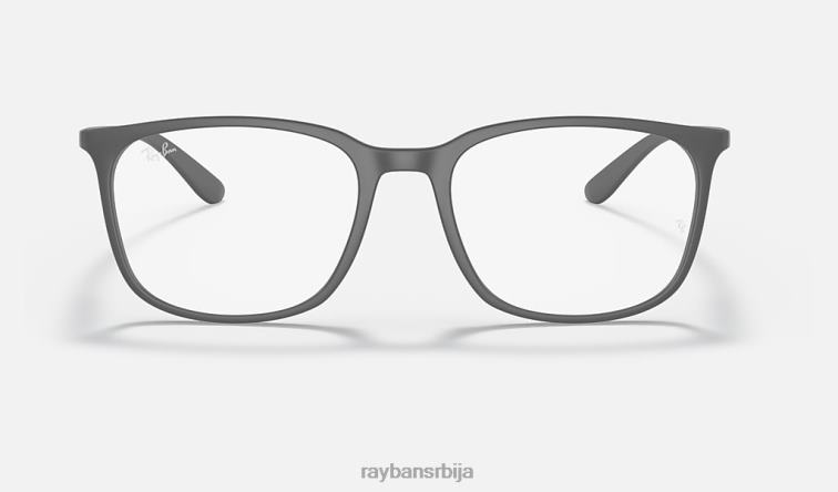 Ray-Ban рб7199 оптицс P0HP1973 наочаре мат сива мушкарци