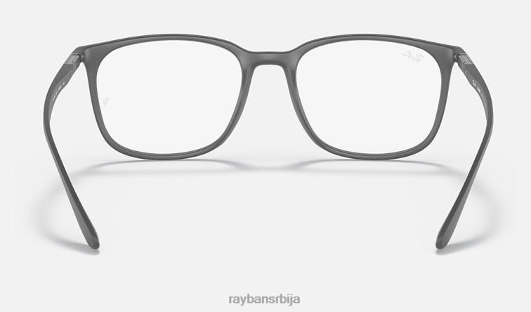 Ray-Ban рб7199 оптицс P0HP1973 наочаре мат сива мушкарци