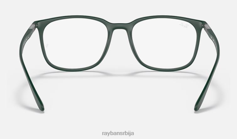 Ray-Ban рб7199 оптицс P0HP1974 наочаре мат зелена мушкарци