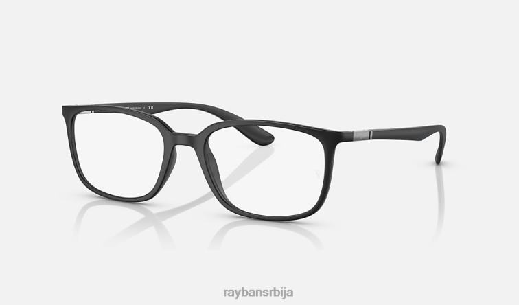 Ray-Ban рб7208 оптицс P0HP2187 наочаре мат црна мушкарци