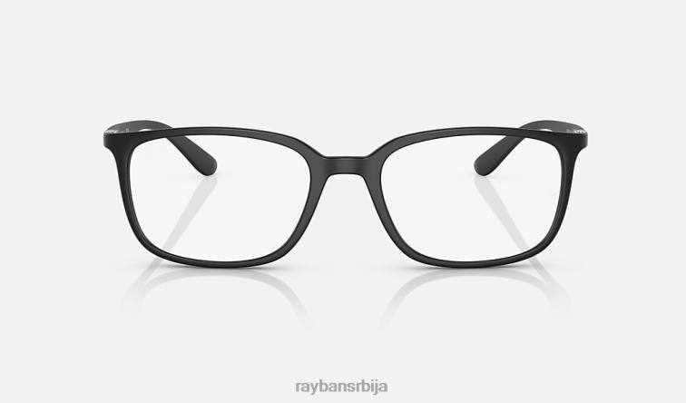 Ray-Ban рб7208 оптицс P0HP2187 наочаре мат црна мушкарци