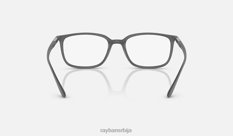 Ray-Ban рб7208 оптицс P0HP2189 наочаре мат сива мушкарци