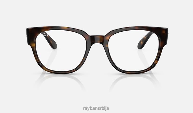 Ray-Ban рб7210 оптицс P0HP2173 наочаре углађена хавана мушкарци