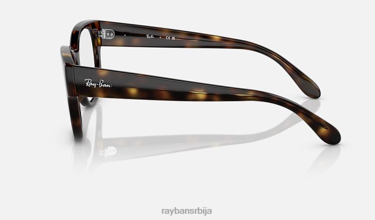 Ray-Ban рб7210 оптицс P0HP2173 наочаре углађена хавана мушкарци