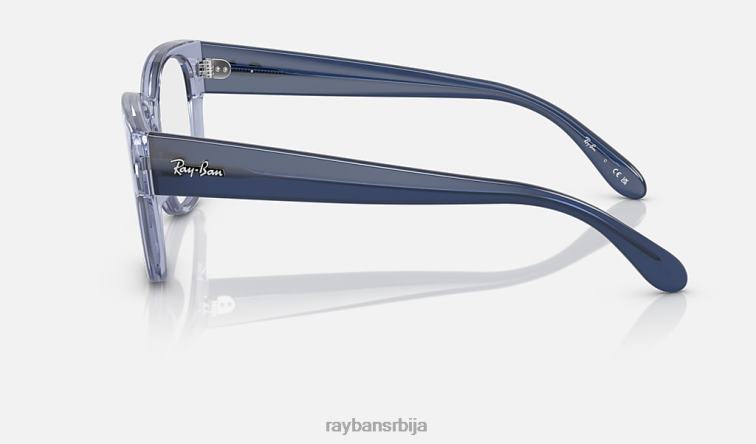 Ray-Ban рб7210 оптицс P0HP2176 наочаре углачана провидна светлољубичаста мушкарци