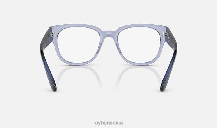 Ray-Ban рб7210 оптицс P0HP2176 наочаре углачана провидна светлољубичаста мушкарци