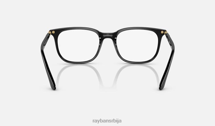 Ray-Ban рб7211 оптицс P0HP2108 наочаре углачана црна мушкарци