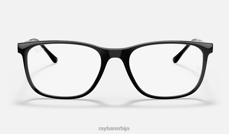 Ray-Ban рб7244 оптицс P0HP2432 наочаре углачана црна мушкарци