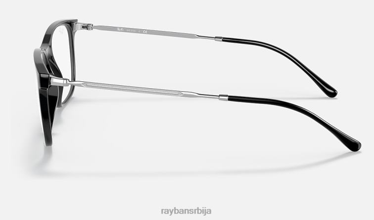 Ray-Ban рб7244 оптицс P0HP2432 наочаре углачана црна мушкарци