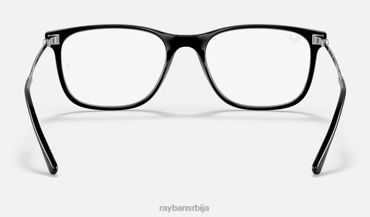 Ray-Ban рб7244 оптицс P0HP2432 наочаре углачана црна мушкарци