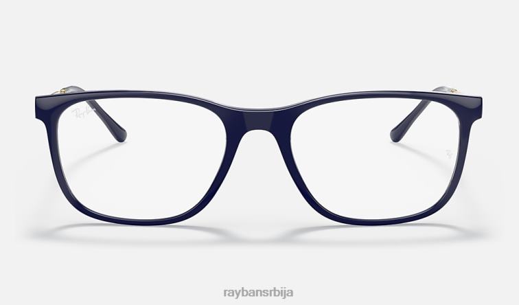 Ray-Ban рб7244 оптицс P0HP2433 наочаре углачано плаво мушкарци