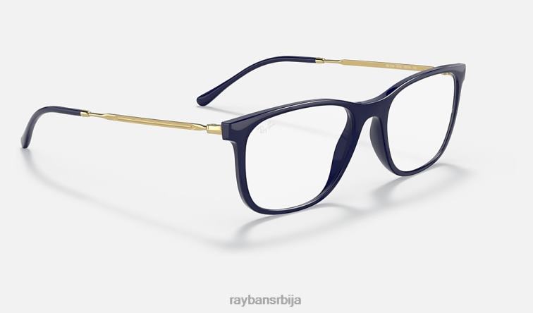 Ray-Ban рб7244 оптицс P0HP2433 наочаре углачано плаво мушкарци