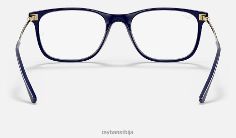 Ray-Ban рб7244 оптицс P0HP2433 наочаре углачано плаво мушкарци