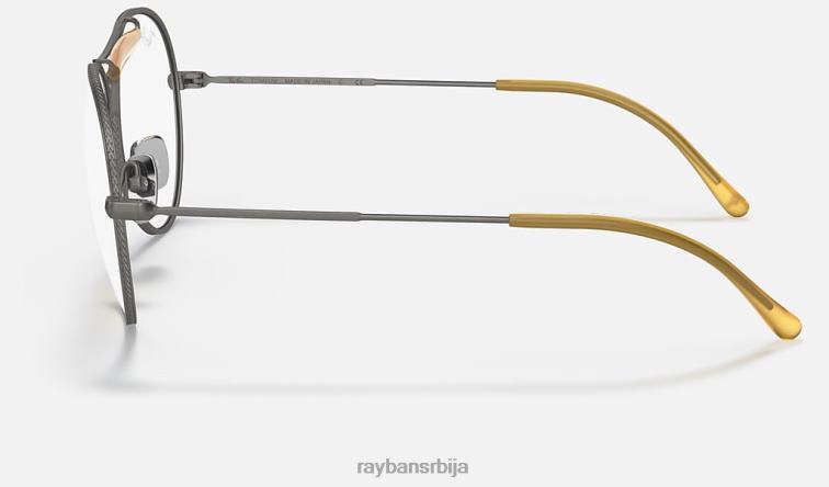 Ray-Ban рб8063 титанијумска оптика P0HP1865 наочаре мат сива мушкарци