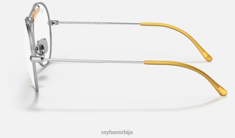 Ray-Ban рб8063 титанијумска оптика P0HP1866 наочаре углачано сребро мушкарци