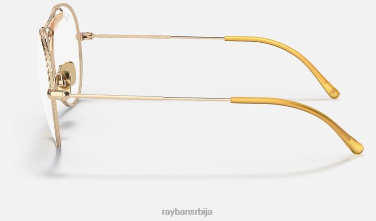 Ray-Ban рб8063 титанијумска оптика P0HP1867 наочаре углачано злато мушкарци