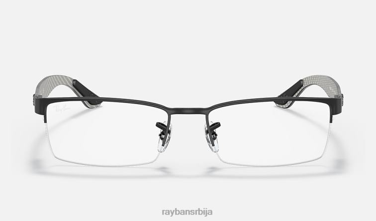 Ray-Ban рб8412 оптицс P0HP2233 наочаре мат црна мушкарци