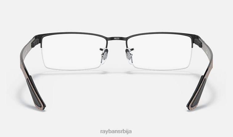 Ray-Ban рб8412 оптицс P0HP2233 наочаре мат црна мушкарци