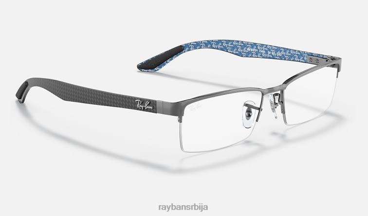 Ray-Ban рб8412 оптицс P0HP2234 наочаре углачан гунметал мушкарци