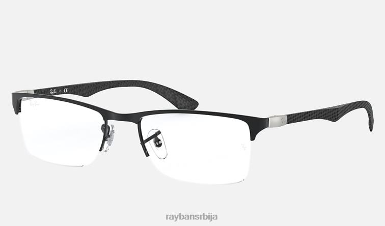 Ray-Ban рб8413 оптицс P0HP2518 наочаре мат црна мушкарци