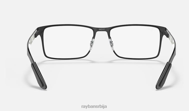 Ray-Ban рб8415 оптицс P0HP2255 наочаре мат црна мушкарци