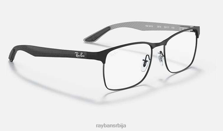 Ray-Ban рб8416 оптицс P0HP2379 наочаре мат црна на гунметал мушкарци