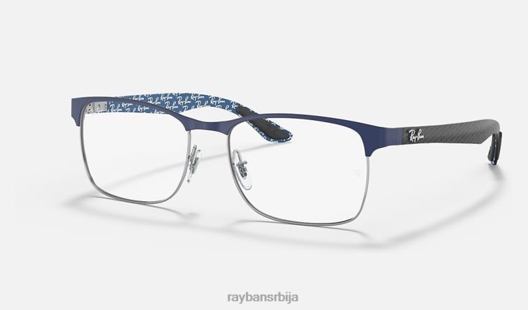 Ray-Ban рб8416 оптицс P0HP2380 наочаре мат плава мушкарци