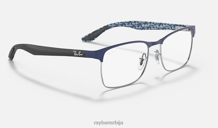 Ray-Ban рб8416 оптицс P0HP2380 наочаре мат плава мушкарци